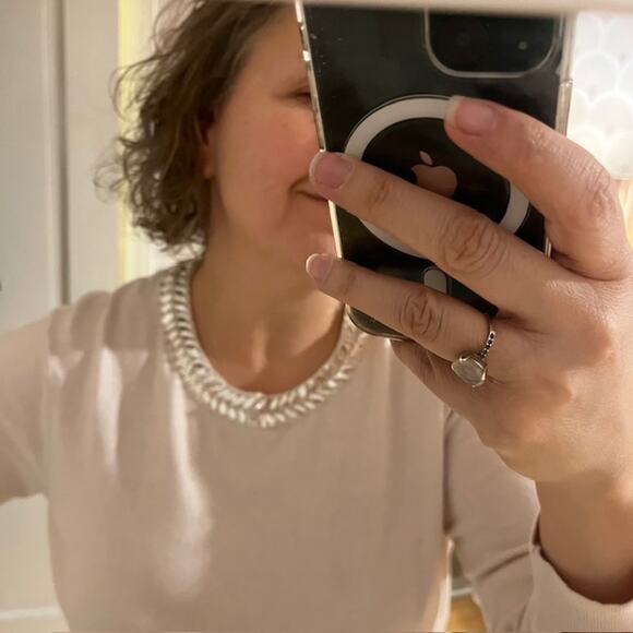 Ted Baker Women's Jewelled Collar - Blush Pink - Size 3 UK - Picture 2 of 10